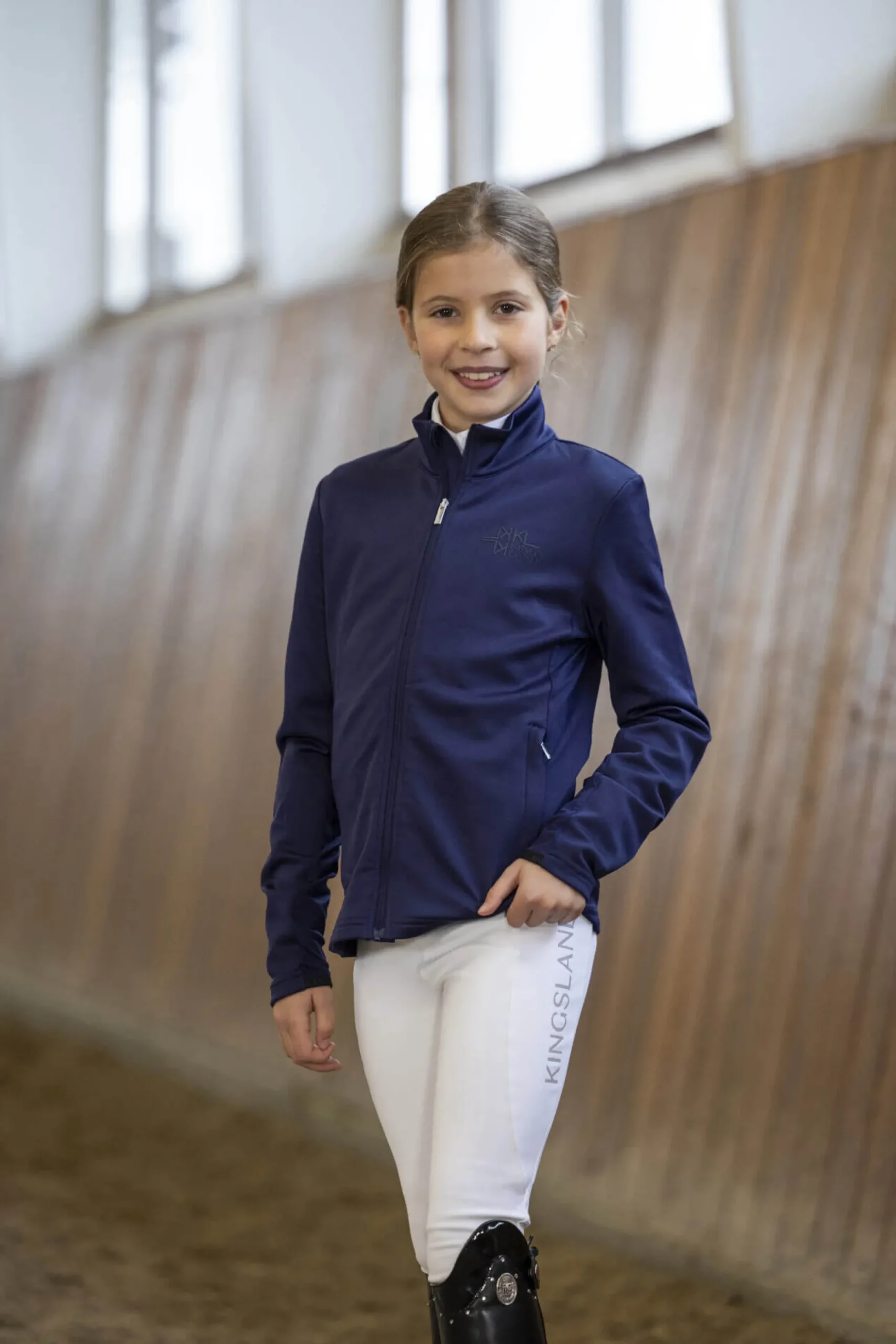 Reitleggings Kinder KLAlexis HW26, Vollbesatz, Full-Grip, Winterreitleggings