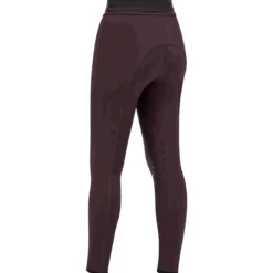 Reitleggings Kinder Perforated Stripe CT Logo, High Waist, Kniebesatz, Knee-Grip