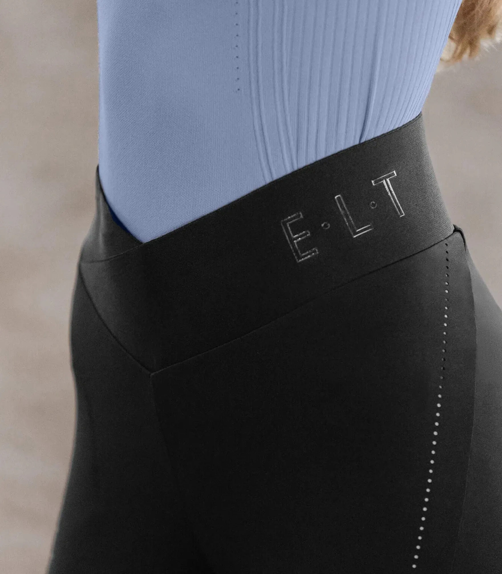 Reitleggings Kinder Pia, Vollbesatz, Full-Grip, High Waist