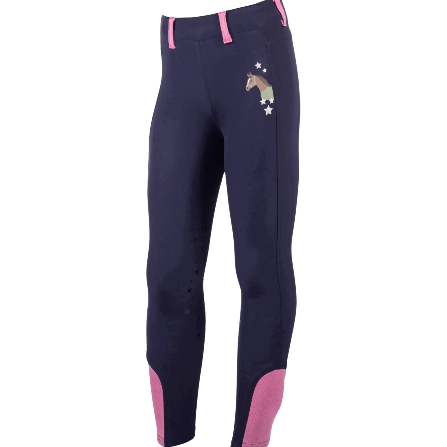 Reitleggings Kinder Pony Dream II, Vollbesatz, Full-Grip