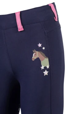 Reitleggings Kinder Pony Dream II, Vollbesatz, Full-Grip