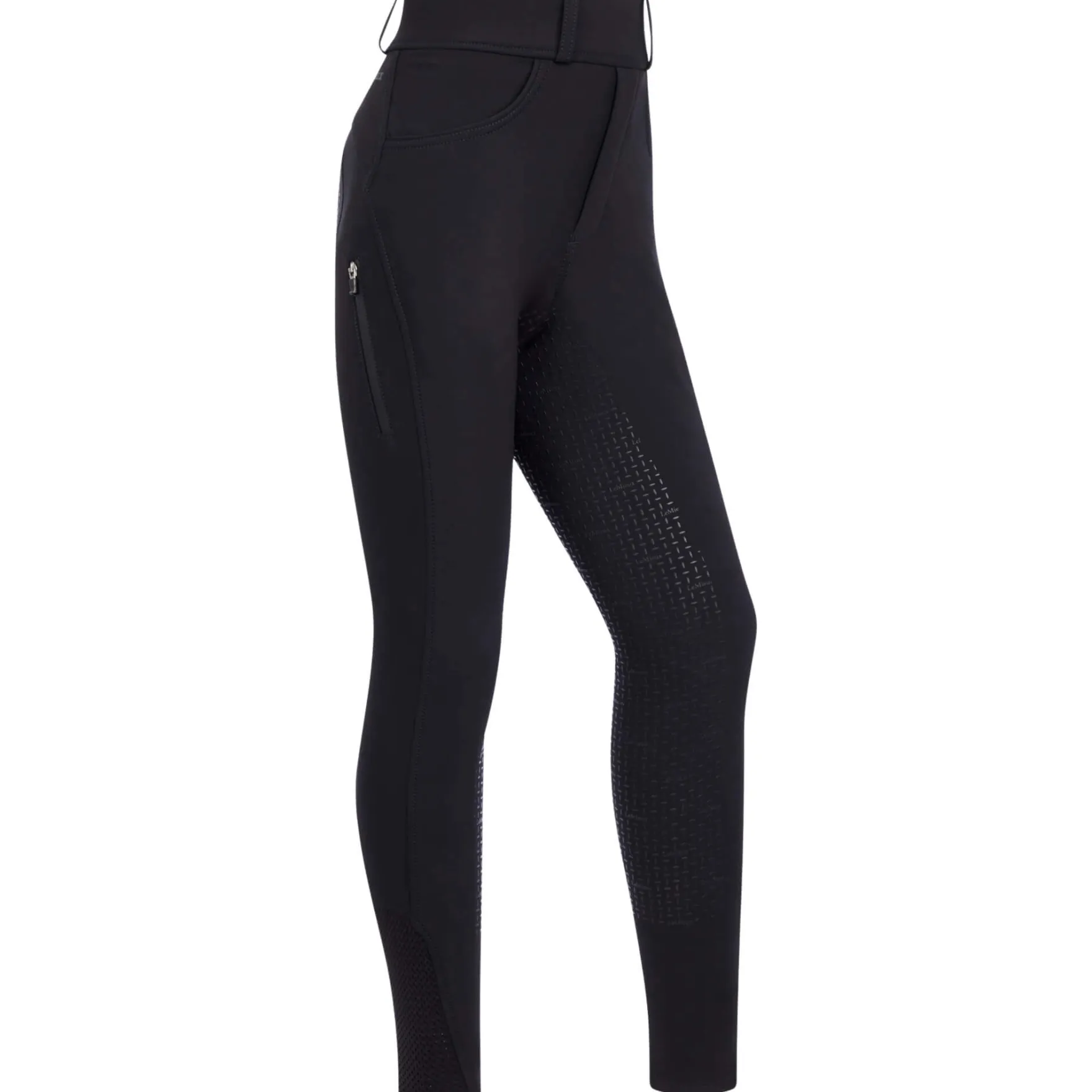 Reitleggings Kinder YR Ella Winter Bregging, Vollbesatz, Full-Grip, Winterreitleggings