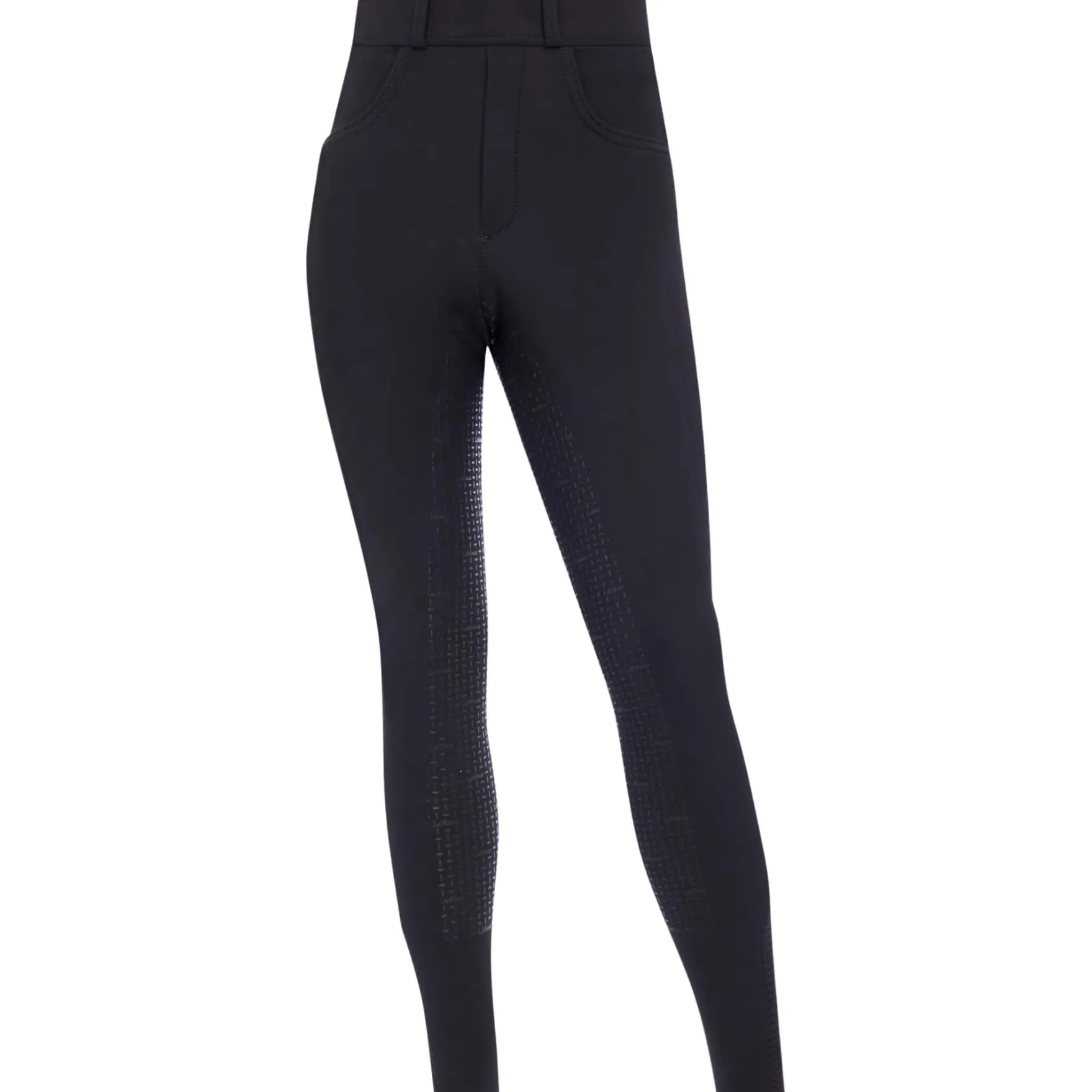 Reitleggings Kinder YR Ella Winter Bregging, Vollbesatz, Full-Grip, Winterreitleggings