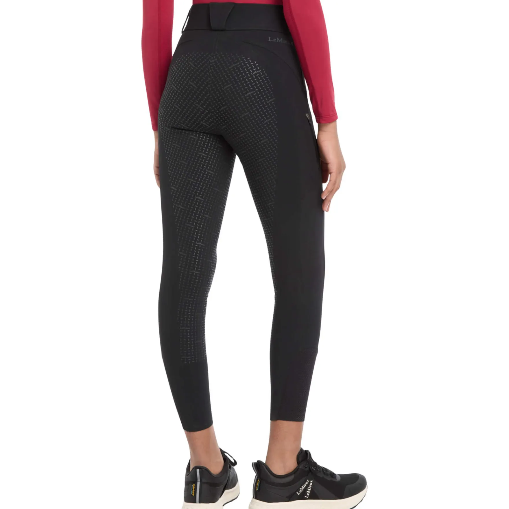 Reitleggings Kinder YR Ella Winter Bregging, Vollbesatz, Full-Grip, Winterreitleggings
