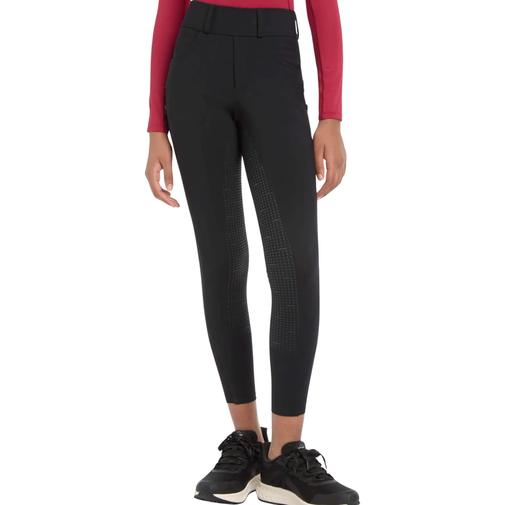 Reitleggings Kinder YR Ella Winter Bregging, Vollbesatz, Full-Grip, Winterreitleggings