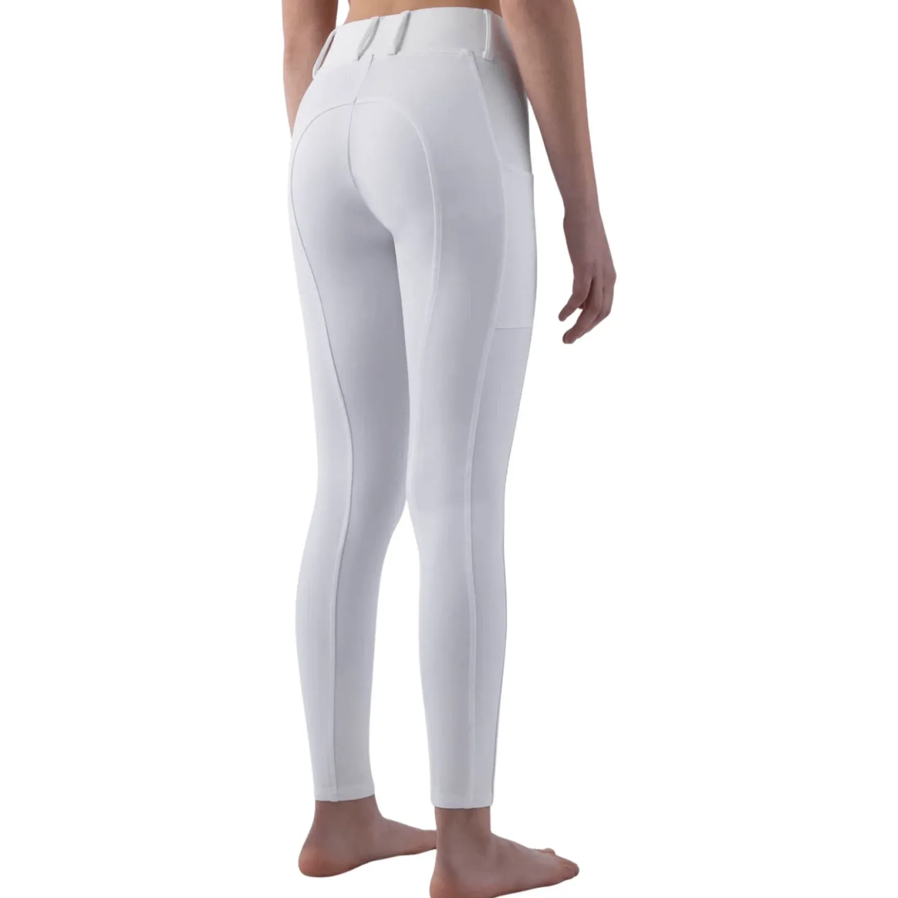 Reitleggings Mädchen Cerk, Kniebesatz, Knee-Grip