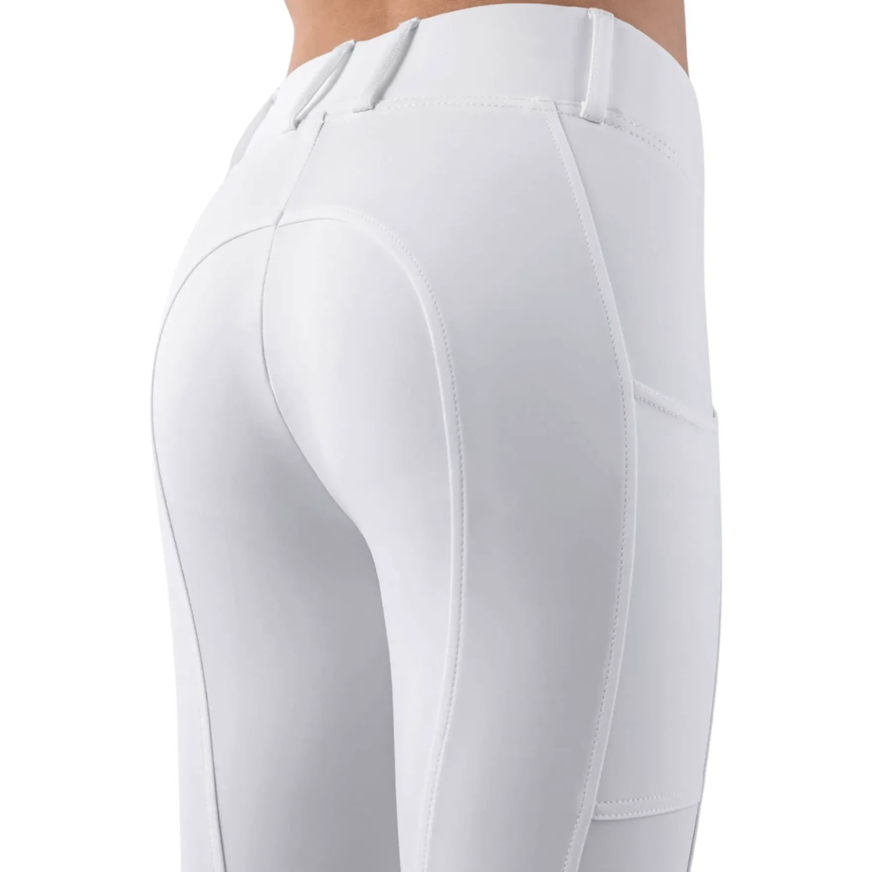 Reitleggings Mädchen Cerk, Kniebesatz, Knee-Grip