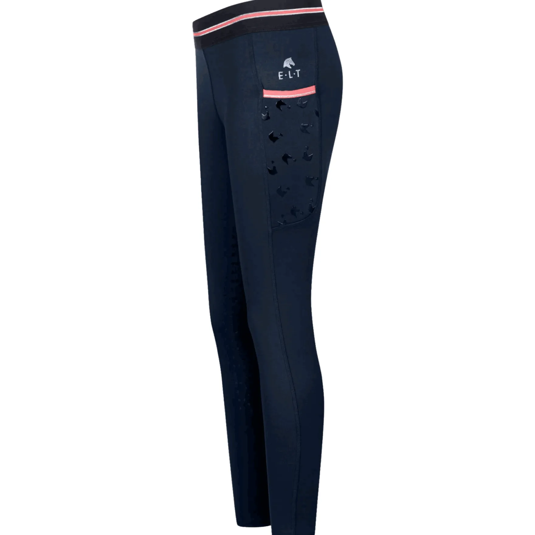 Reitleggings Mädchen Lucky Leni Thermo, Winterreitleggings, Vollbesatz, Full-Grip
