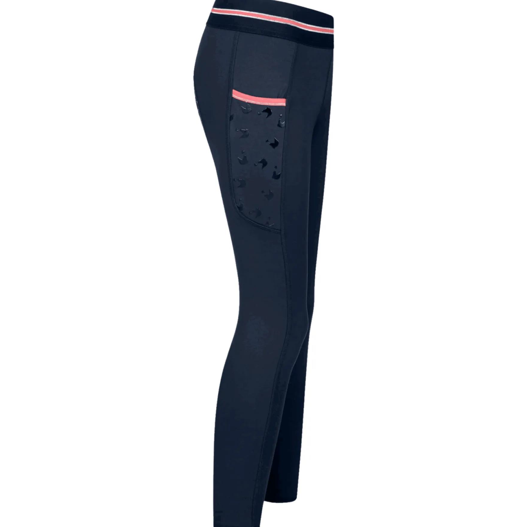 Reitleggings Mädchen Lucky Leni Thermo, Winterreitleggings, Vollbesatz, Full-Grip