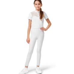 Reitleggings Mädchen Movement Young Rider, Kniebesatz, Knee-Grip