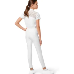 Reitleggings Mädchen Movement Young Rider, Kniebesatz, Knee-Grip