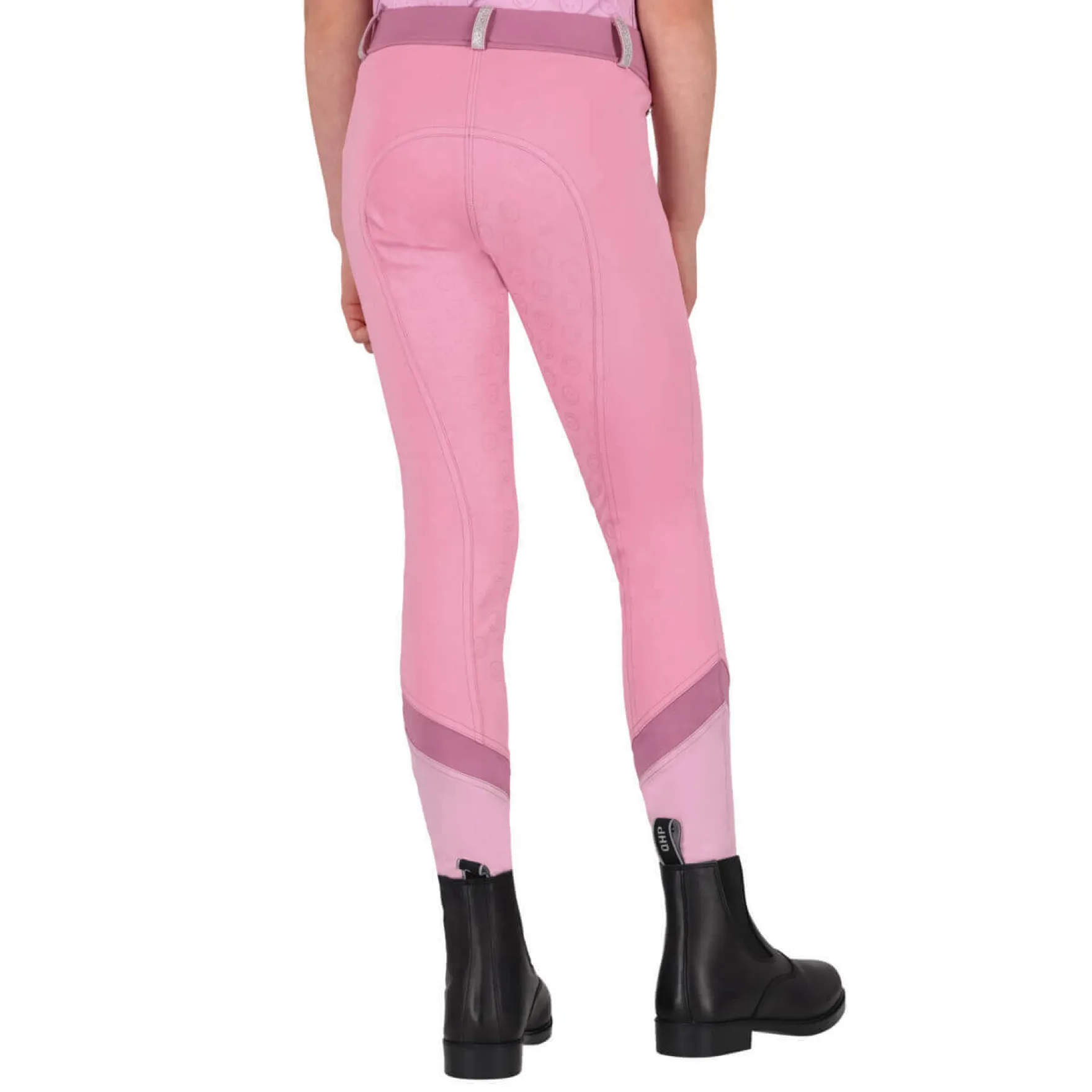 Reitleggings Mädchen Rosalynn Junior FS26, Vollbesatz, Full-Grip