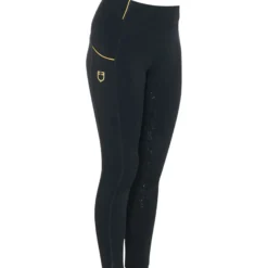 Reitleggings Mädchen Slim Fit FS26, Vollbesatz, Full-Grip, High Waist