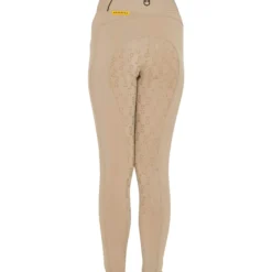 Reitleggings Mädchen Slim Fit, Vollbesatz, Full-Grip, High Waist