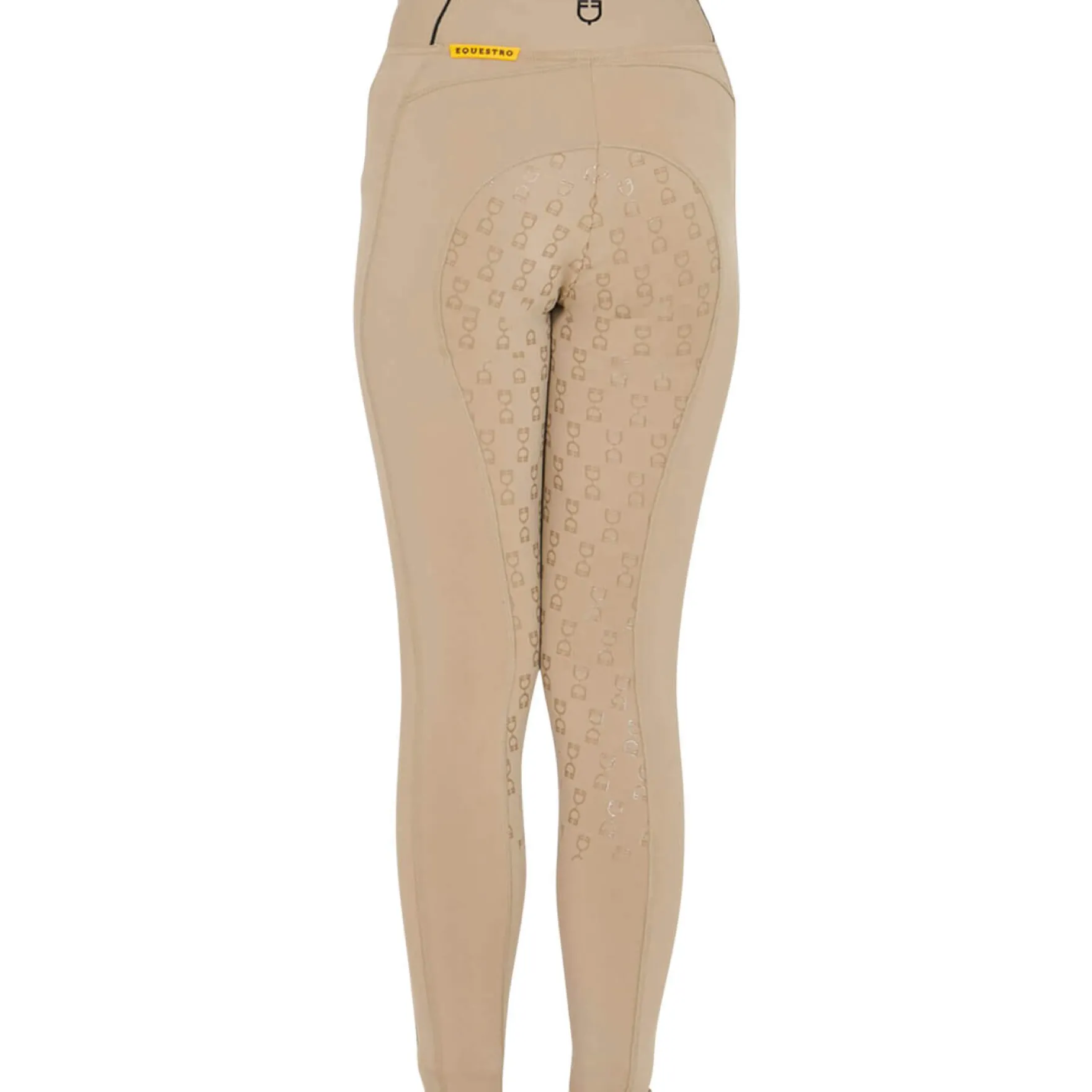Reitleggings Mädchen Slim Fit, Vollbesatz, Full-Grip, High Waist