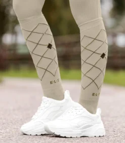 Reitsocken Argyle HW25, Kniestrümpfe