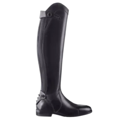 Reitstiefel Aries, Lederreitstiefel, Damen, Herren, Schwarz