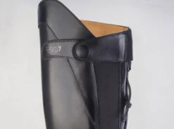 Reitstiefel Aries, Lederreitstiefel, Damen, Herren, Schwarz
