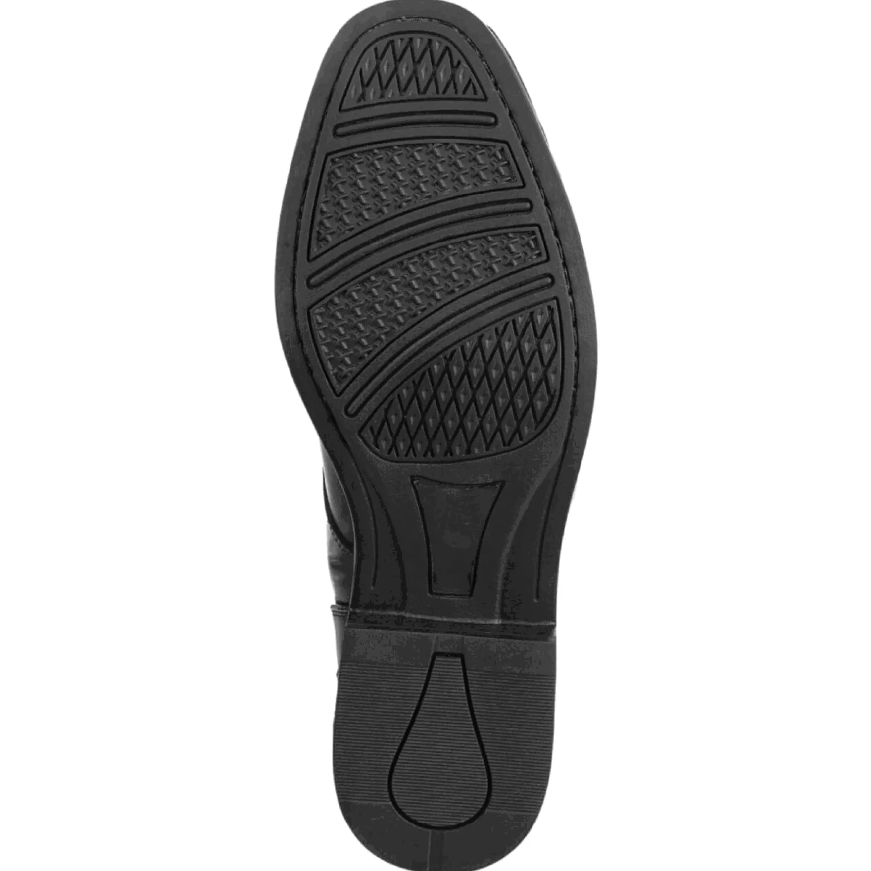 Reitstiefel Damen Curvy AM, Lederreitstiefel, Schwarz