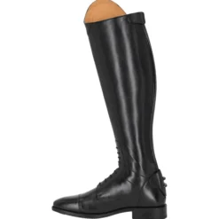 Reitstiefel Damen Elyria Adult, Lederreitstiefel, Schwarz