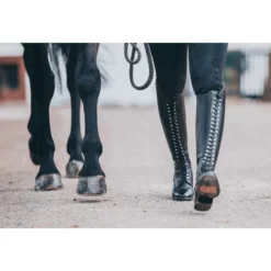 Reitstiefel Damen Legacy Venado, Lederreitsiefel, Schwarz