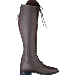 Reitstiefel Damen Portland Polo, mit Schnürung, Braun