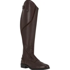 Reitstiefel Damen Tamar, Lederreitstiefel, Braun