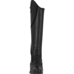 Reitstiefel Damen Tamar, Lederreitstiefel, Schwarz