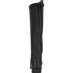 Reitstiefel Damen Tamar, Lederreitstiefel, Schwarz
