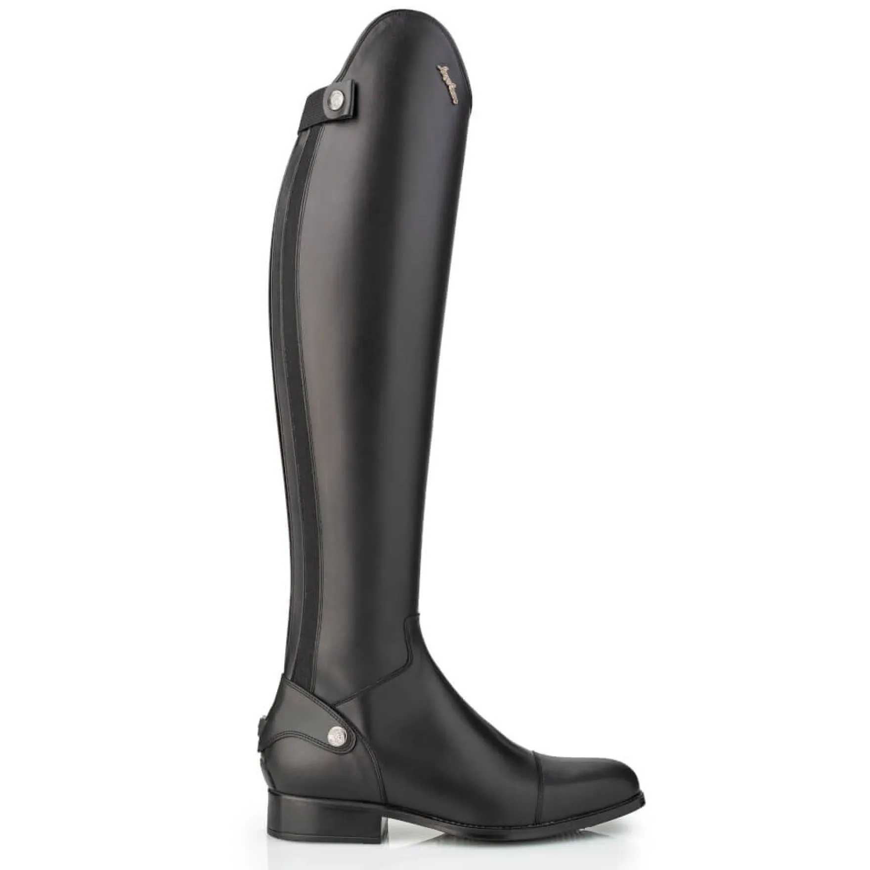 Reitstiefel Discover, Lederreitstiefel, Damen, Herren, Schwarz