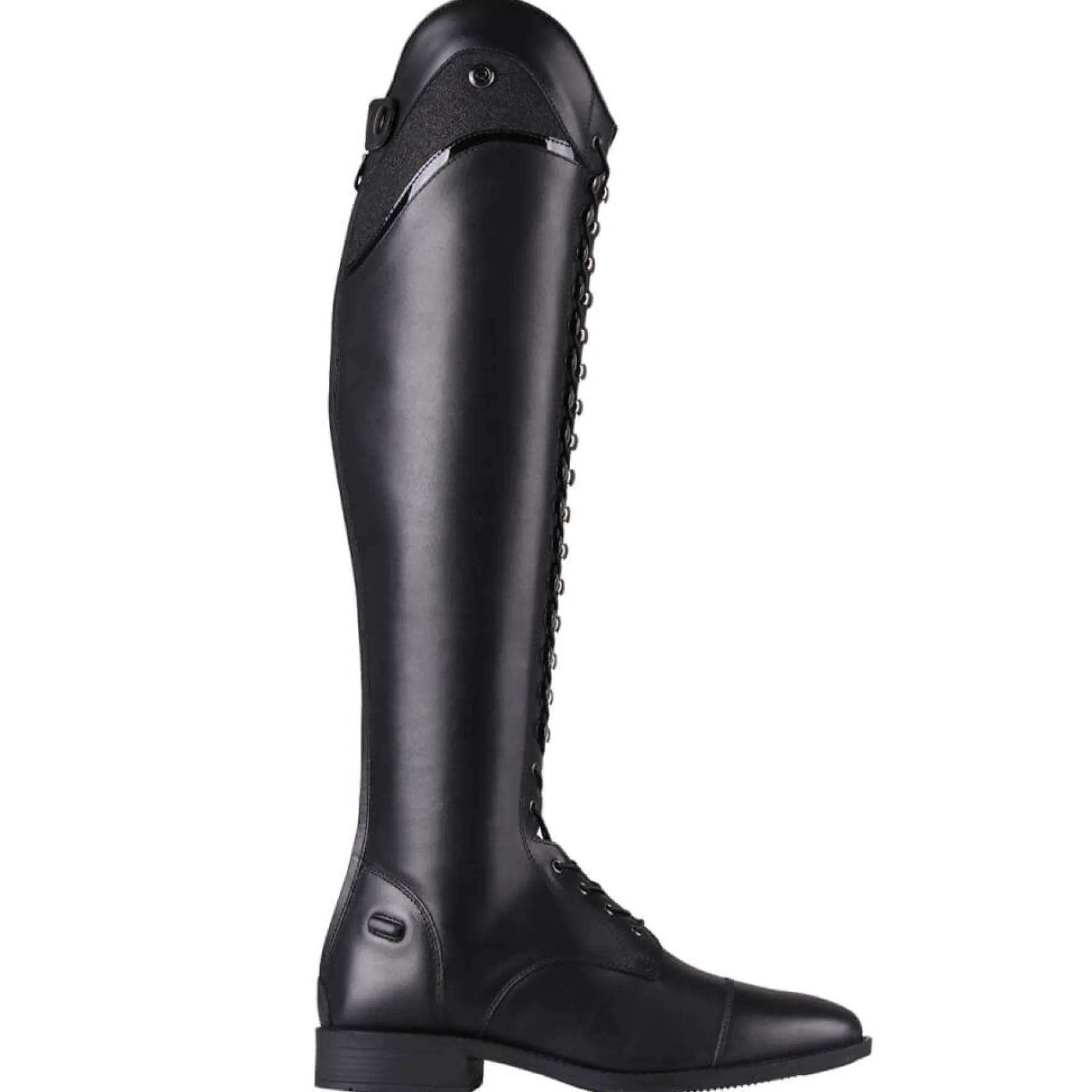 Reitstiefel Hailey Junior, Lederreitstiefel, Mädchen, Damen, Schwarz