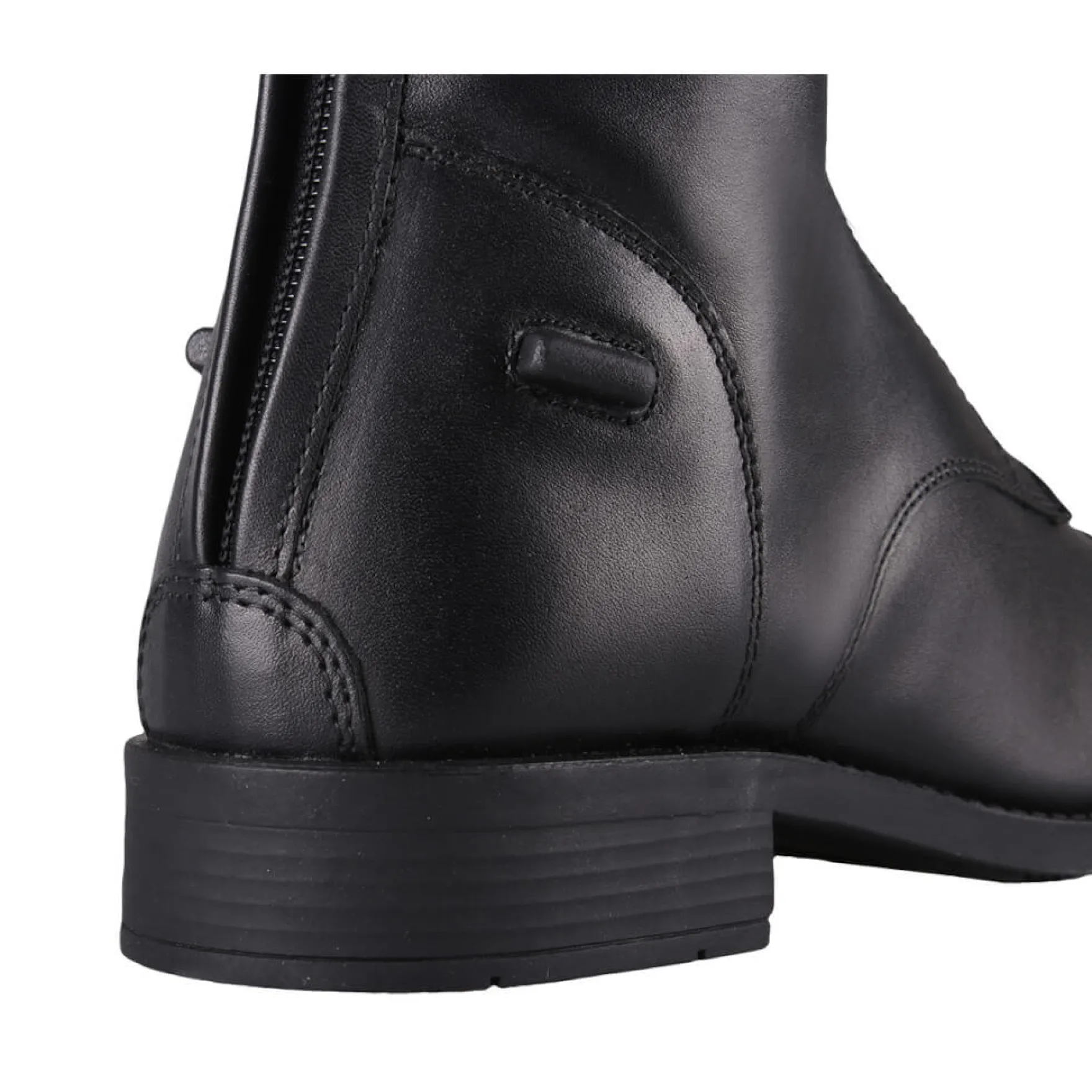 Reitstiefel Hailey Junior, Lederreitstiefel, Mädchen, Damen, Schwarz