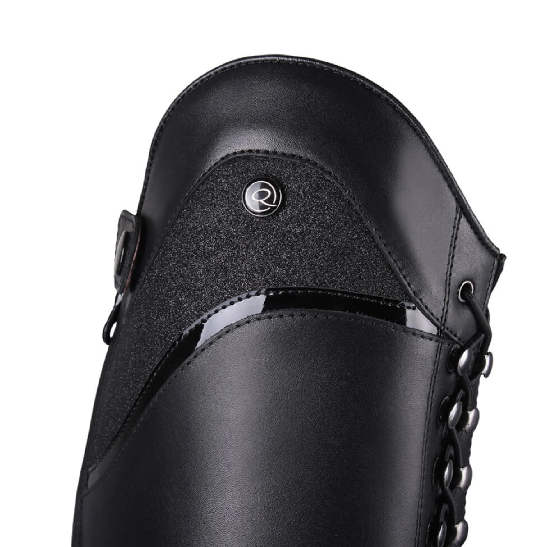 Reitstiefel Hailey Junior, Lederreitstiefel, Mädchen, Damen, Schwarz