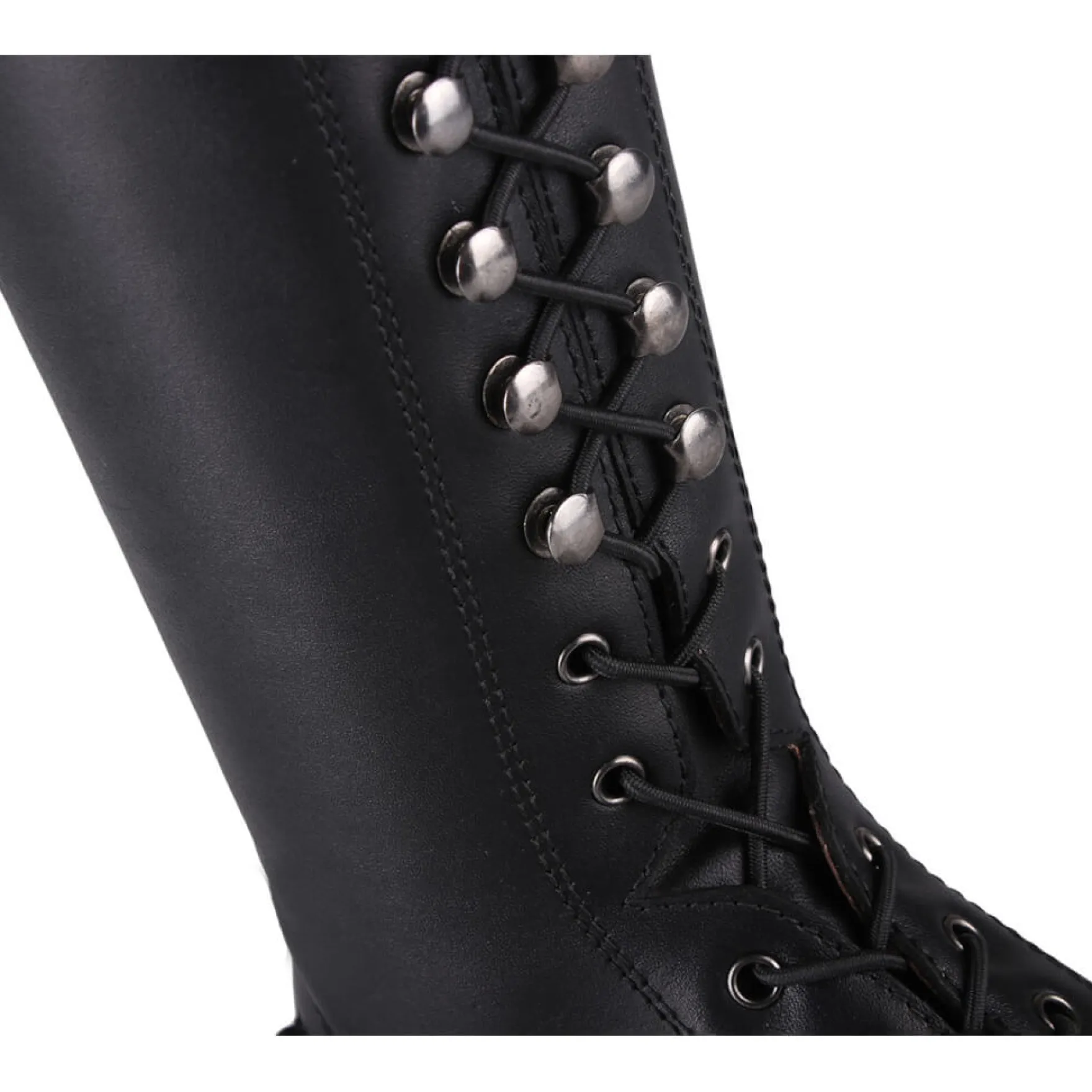 Reitstiefel Hailey Junior, Lederreitstiefel, Mädchen, Damen, Schwarz