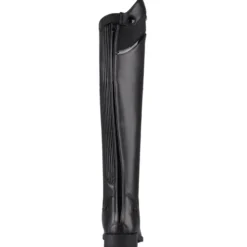 Reitstiefel Hailey Junior, Lederreitstiefel, Mädchen, Damen, Schwarz