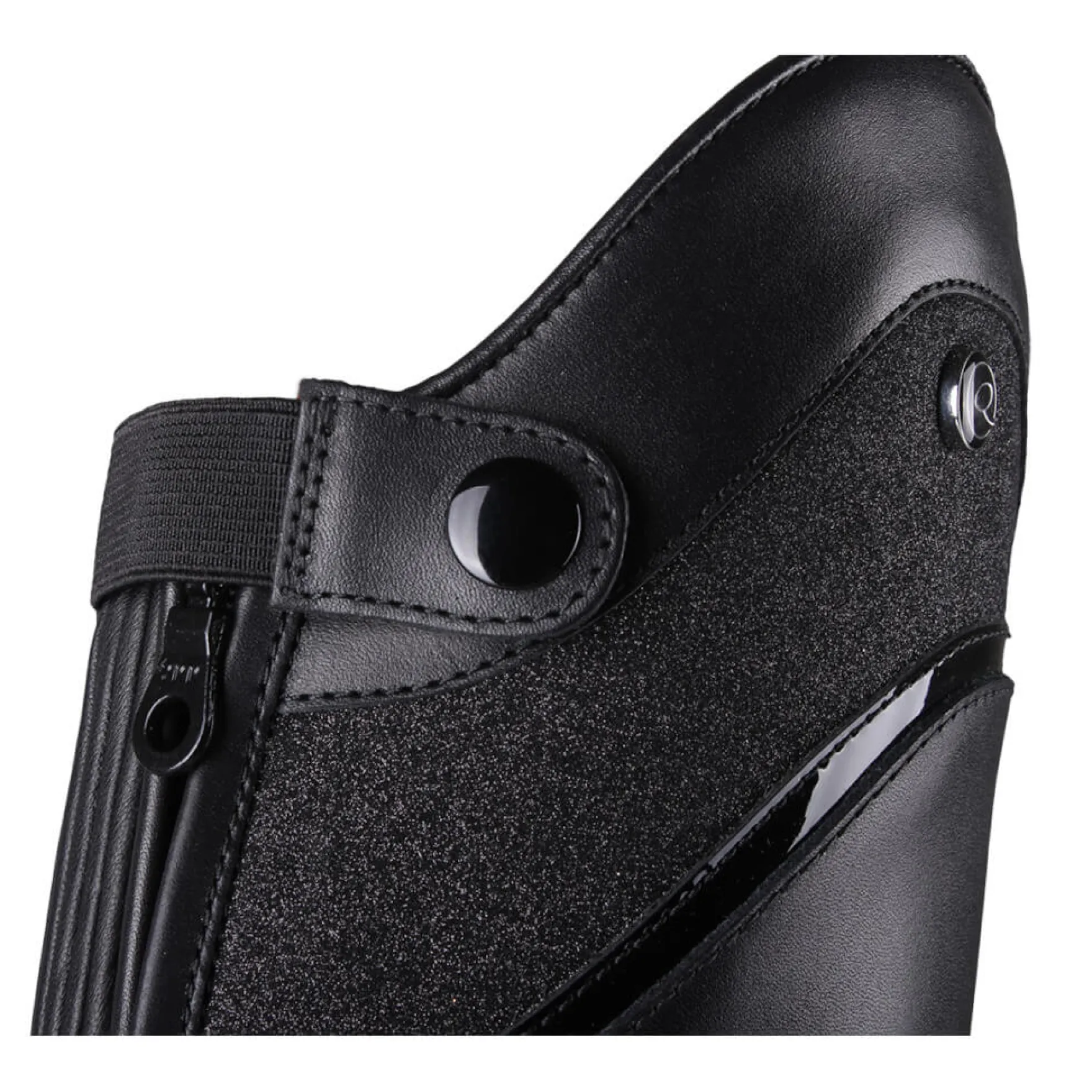 Reitstiefel Hailey Junior, Lederreitstiefel, Mädchen, Damen, Schwarz