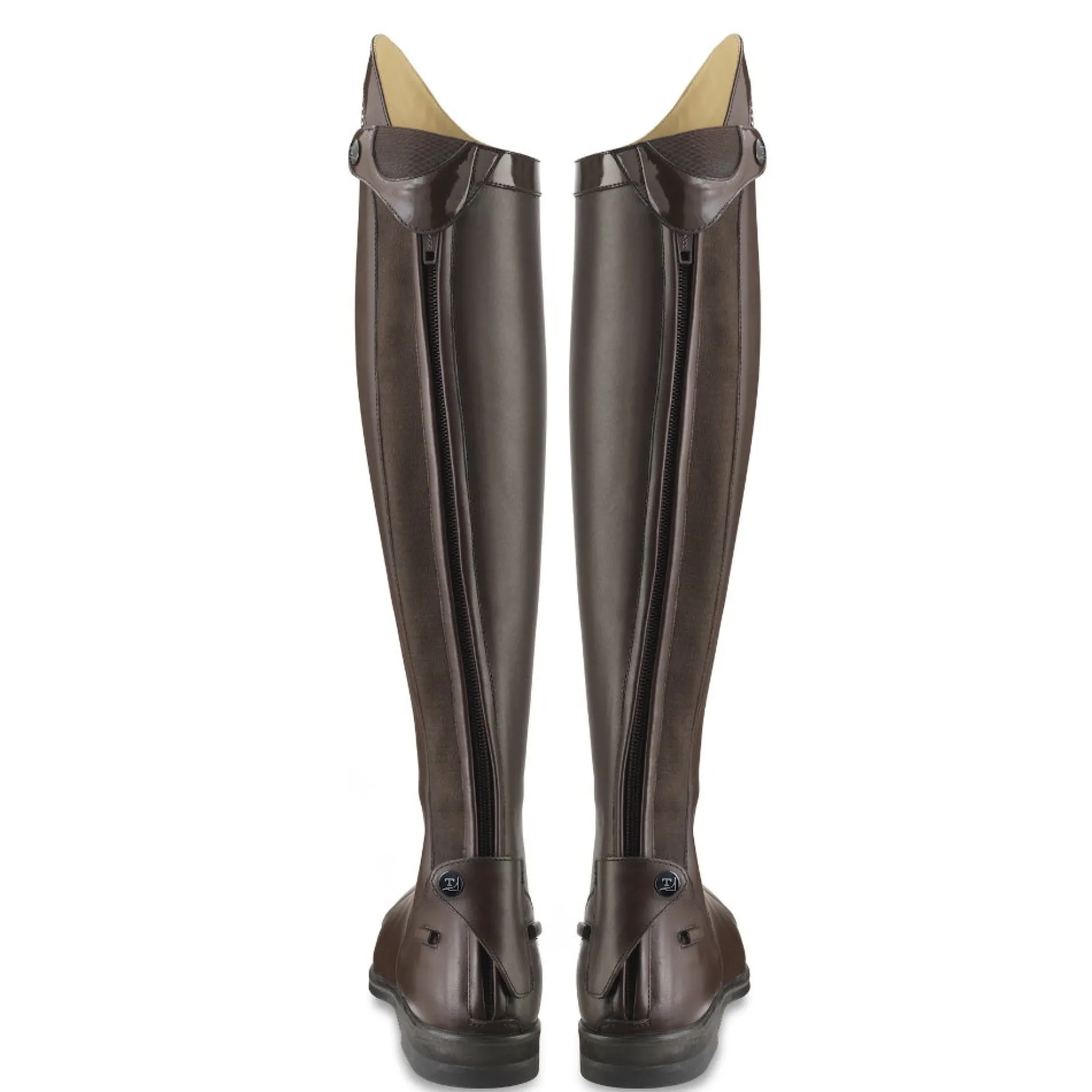 Reitstiefel Harley, Lederreitstiefel, Damen, Herren, Schwarz