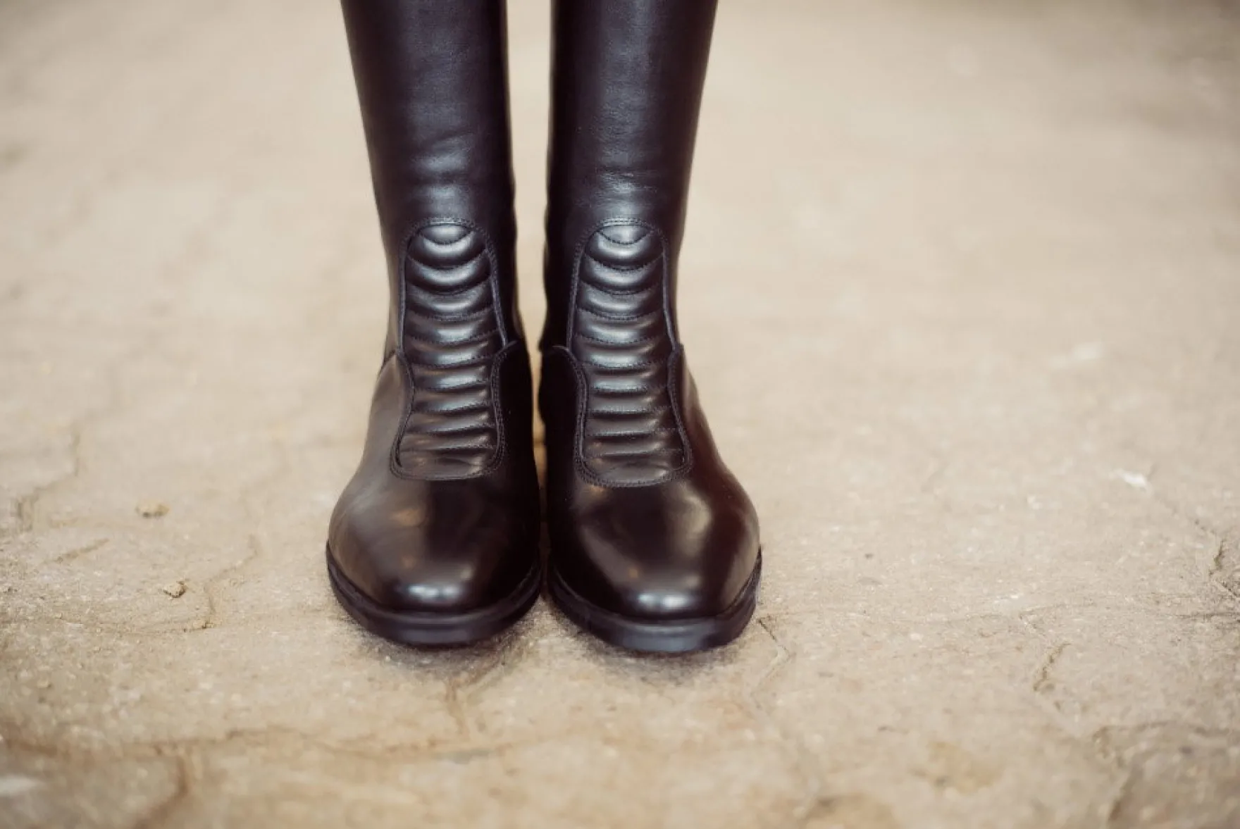 Reitstiefel Harley, Lederreitstiefel, Damen, Herren, Schwarz