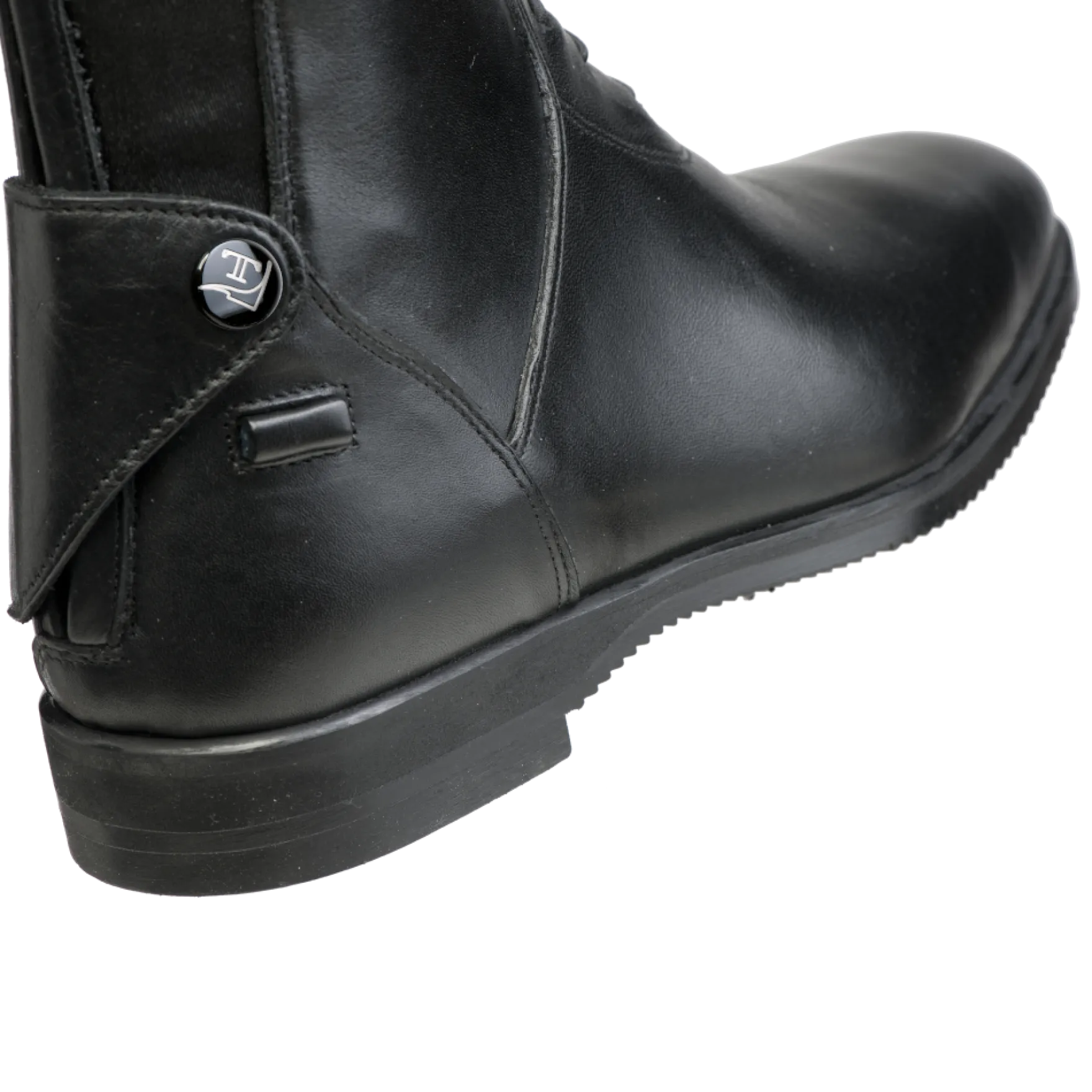 Reitstiefel Harley, Lederreitstiefel, Damen, Herren, Schwarz