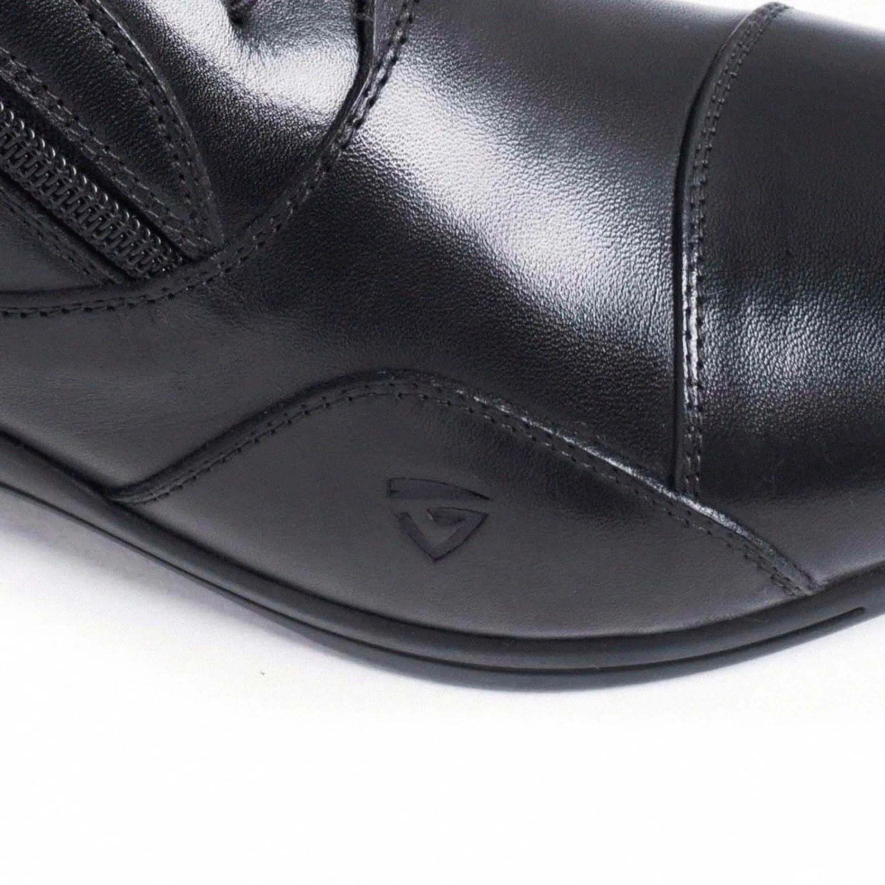 Reitstiefel Jupiter, Lederreitstiefel, Damen, Herren, Schwarz