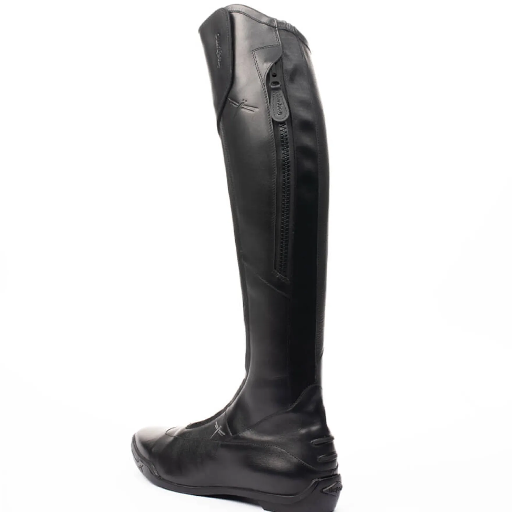 Reitstiefel Liberty One +, Lederreitstiefel, Damen, Herren, Schwarz