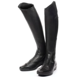 Reitstiefel Liberty One +, Lederreitstiefel, Damen, Herren, Schwarz