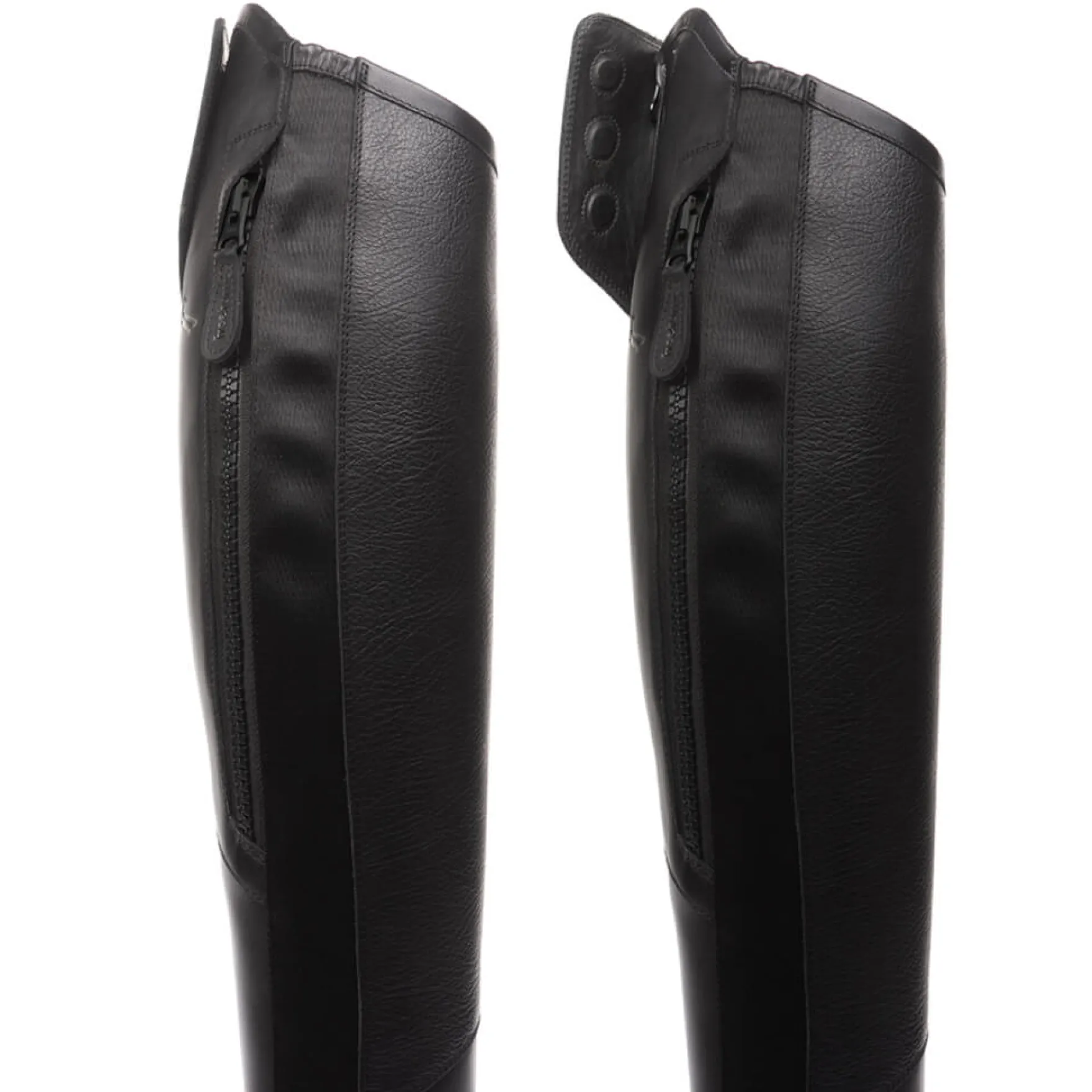 Reitstiefel Liberty One +, Lederreitstiefel, Damen, Herren, Schwarz