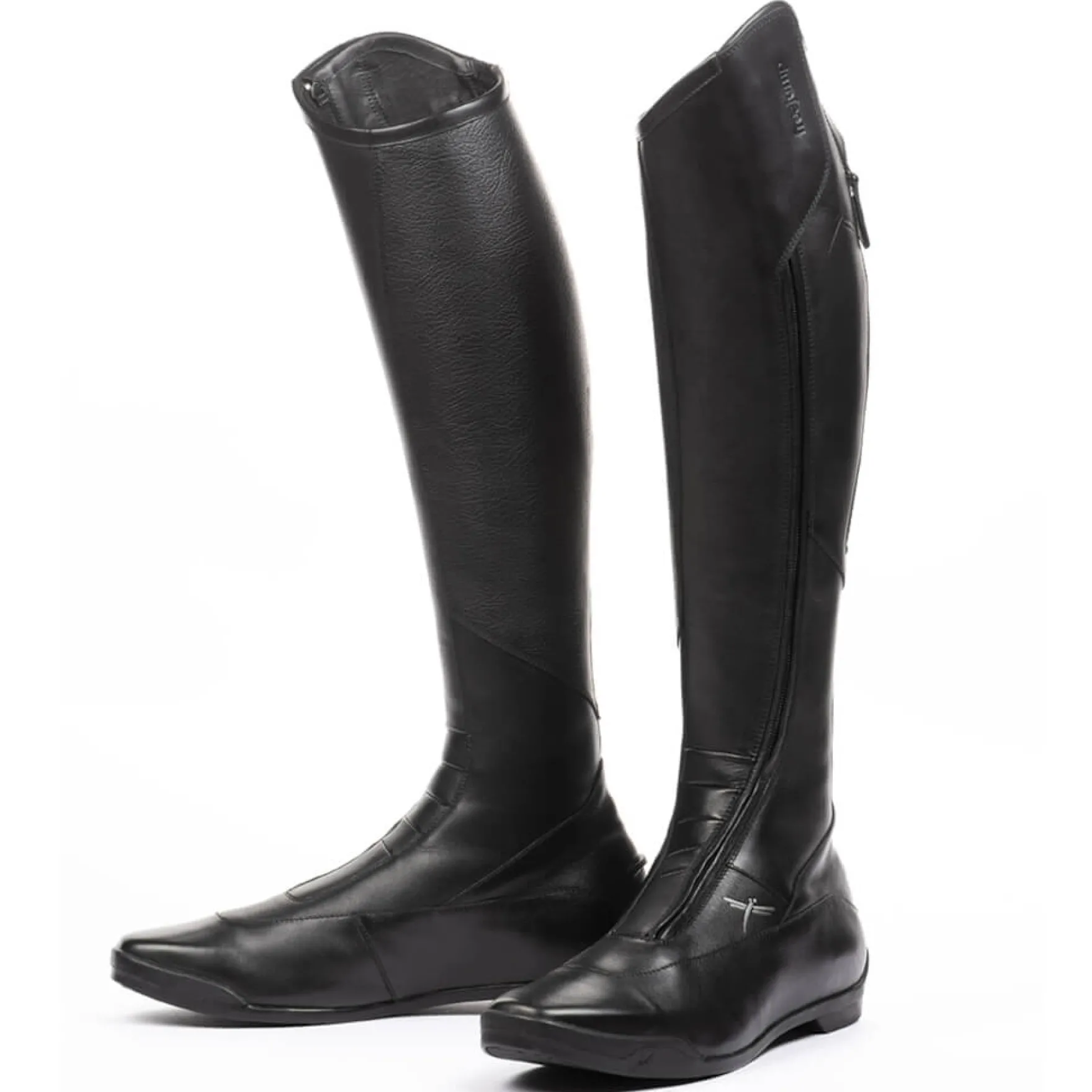 Reitstiefel Liberty One +, Lederreitstiefel, Damen, Herren, Schwarz