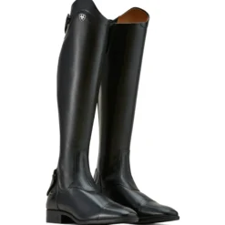 Reitstiefel Palisade Dress, Damen, Lederreitstiefel, Schwarz