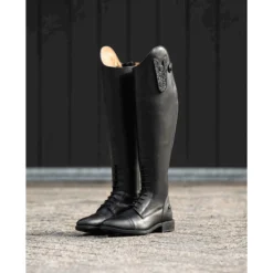 Reitstiefel Sasha Adult, Lederreitstiefel, Damen, Schwarz