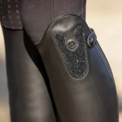 Reitstiefel Sasha Adult, Lederreitstiefel, Damen, Schwarz