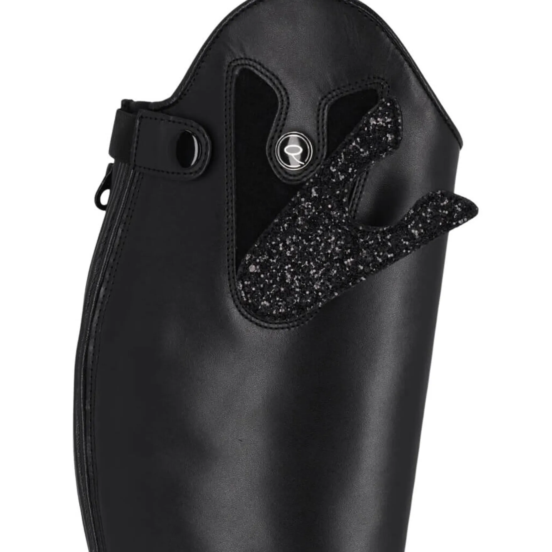 Reitstiefel Sasha Adult, Lederreitstiefel, Damen, Schwarz