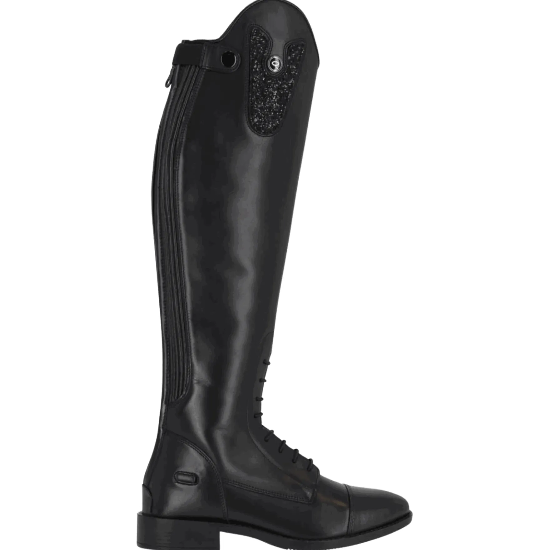 Reitstiefel Sasha Adult, Lederreitstiefel, Damen, Schwarz