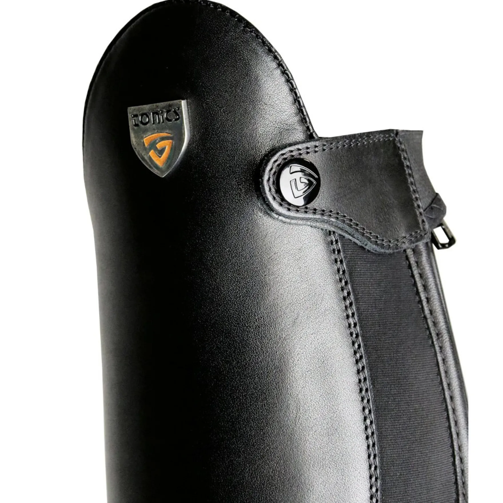 Reitstiefel Spectrum, Lederreitstiefel, Damen, Herren, Schwarz